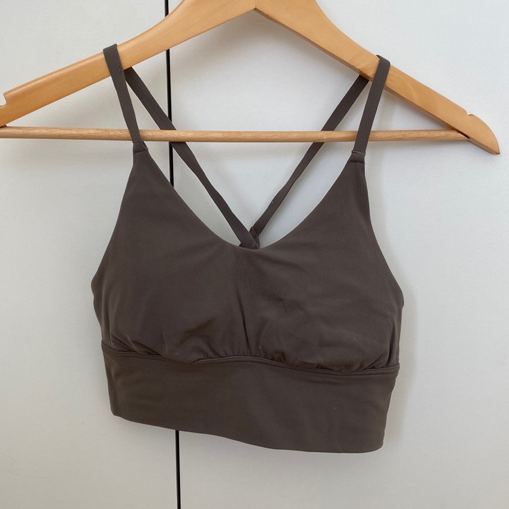 Aerie dark olive-brown sports bra 🏸